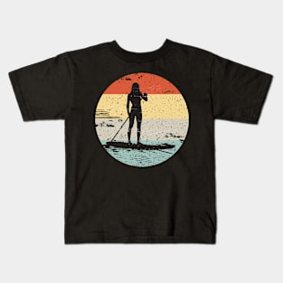 Similar to Vintage Retro Style Stand Up Paddle Board Design Kids T-Shirt